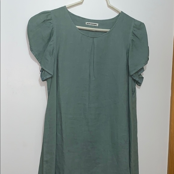 Sage Midi Elegant Dress - Picture 1 of 3